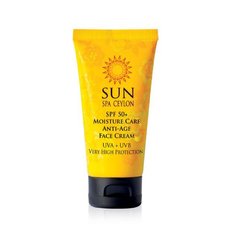 SUN – Антивозрастной увлажняющий крем для лица 50 мл (SPF 50+).